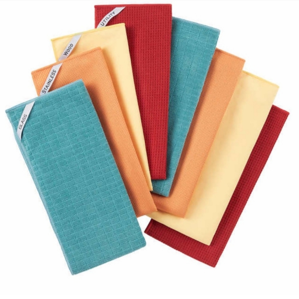 Microfiber Cleaning Cloths, 8-piece Set